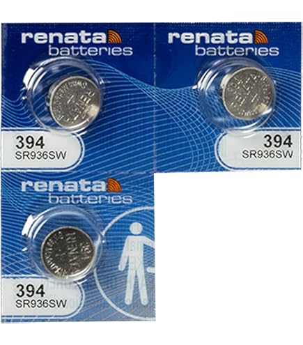 Amazon.com: Renata 380 SR936W Baterías – 1.55 V Óxido de Plata 380